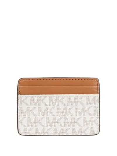 michael michael kors kartenetui jet set mit logo vanille|Michael kors jet set card case + FREE SHIPPING .